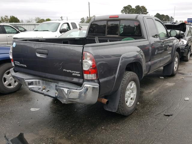 5TFTX4GN5CX013114 - 2012 TOYOTA TACOMA PRE CHARCOAL photo 4