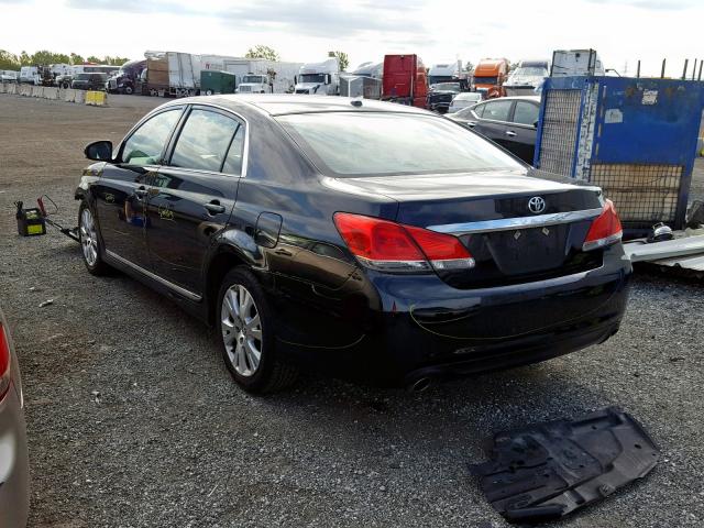 4T1BK3DB7CU445019 - 2012 TOYOTA AVALON BAS BLACK photo 3