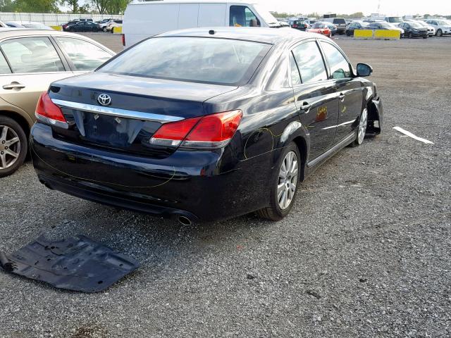 4T1BK3DB7CU445019 - 2012 TOYOTA AVALON BAS BLACK photo 4