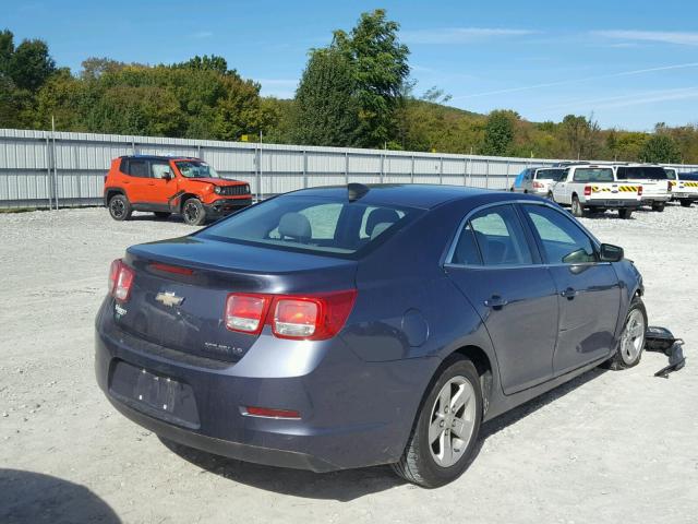 1G11B5SL8FF158782 - 2015 CHEVROLET MALIBU LS ნაცრისფერი ფოტო 4