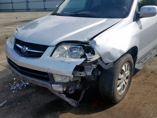 2HNYD18913H533629 - 2003 ACURA MDX TOURIN SILVER photo 9