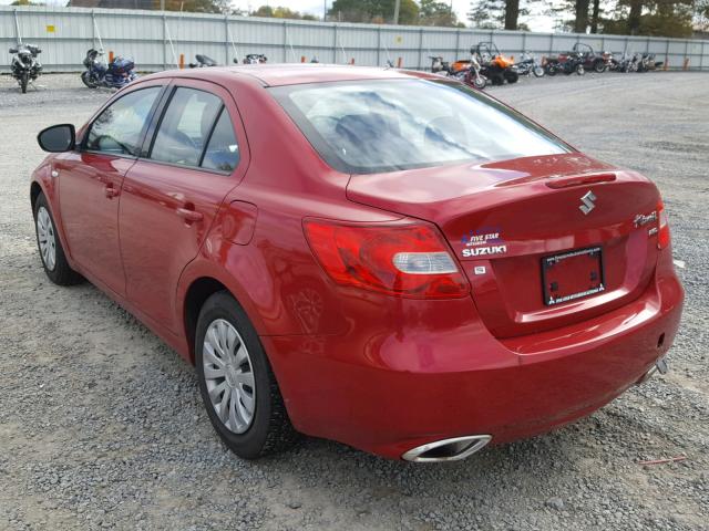 JS2RF9A11C6100228 - 2012 SUZUKI KIZASHI S RED photo 3