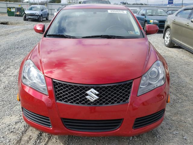 JS2RF9A11C6100228 - 2012 SUZUKI KIZASHI S RED photo 9