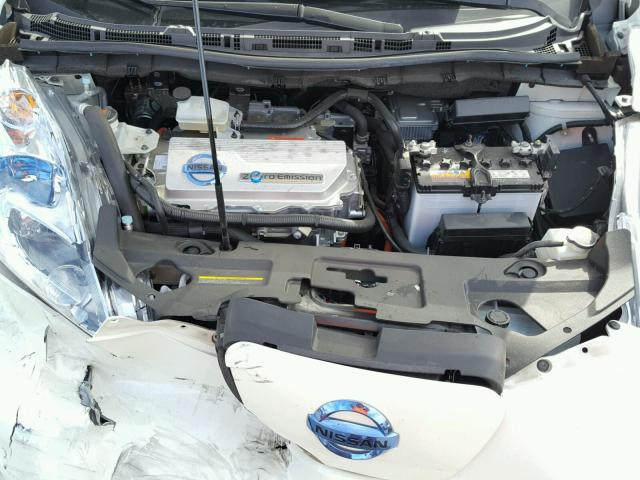 JN1AZ0CP2CT020159 - 2012 NISSAN LEAF SV WHITE photo 7