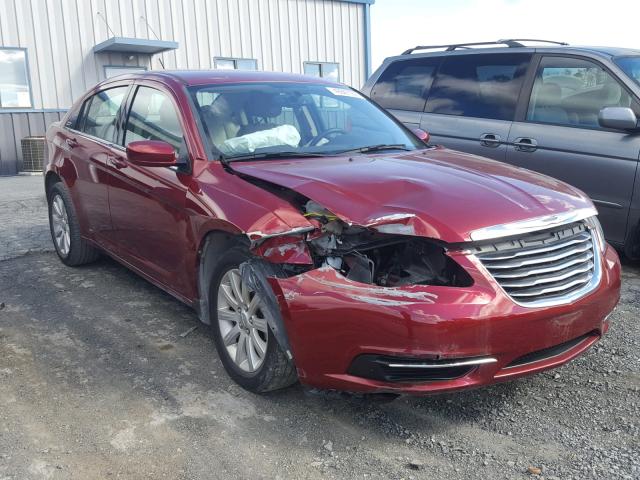 1C3CCBBB1DN706762 - 2013 CHRYSLER 200 TOURIN RED photo 1