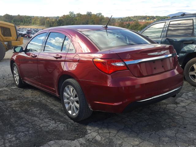 1C3CCBBB1DN706762 - 2013 CHRYSLER 200 TOURIN RED photo 3