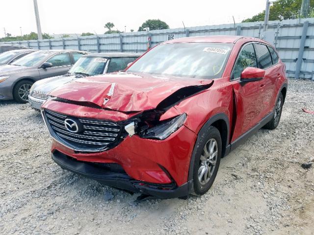 JM3TCACY1G0114120 - 2016 MAZDA CX-9 TOURI RED photo 2