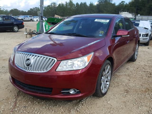 1G4GE5GV6AF168847 - 2010 BUICK LACROSSE C MAROON photo 2