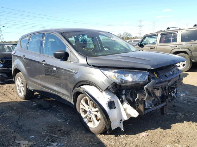 1FMCU0F76JUC68014 - 2018 FORD ESCAPE S GRAY photo 1