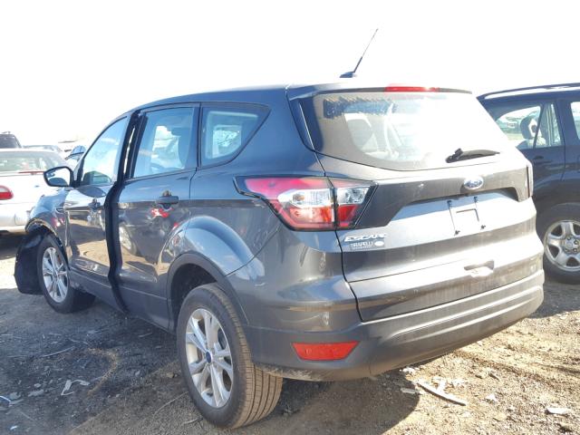 1FMCU0F76JUC68014 - 2018 FORD ESCAPE S GRAY photo 3