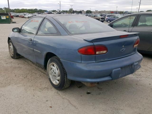 1G1JC1247X7209036 - 1999 CHEVROLET CAVALIER B BLUE photo 3