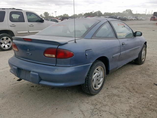 1G1JC1247X7209036 - 1999 CHEVROLET CAVALIER B BLUE photo 4