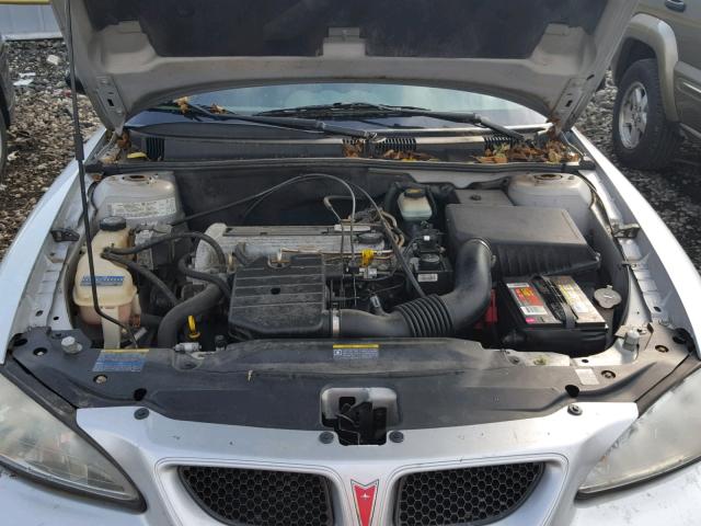 1G2NE52F84M543380 - 2004 PONTIAC GRAND AM S SILVER photo 7