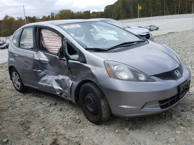 JHMGE8H23AS002804 - 2010 HONDA FIT GRAY photo 1