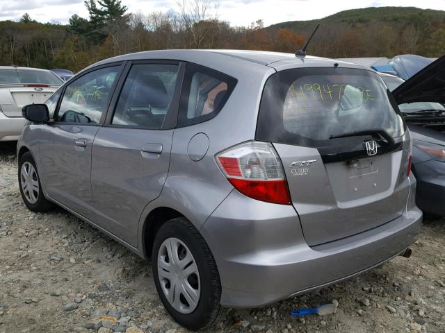 JHMGE8H23AS002804 - 2010 HONDA FIT GRAY photo 3