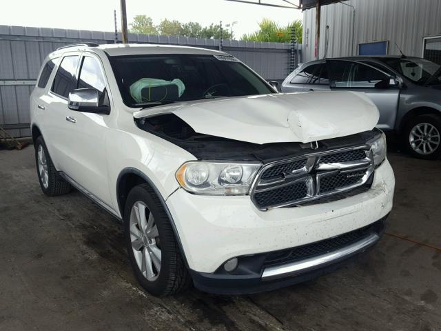 1D4SD4GT7BC708660 - 2011 DODGE DURANGO CR WHITE photo 1