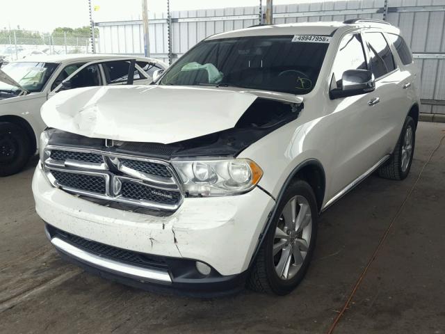 1D4SD4GT7BC708660 - 2011 DODGE DURANGO CR WHITE photo 2