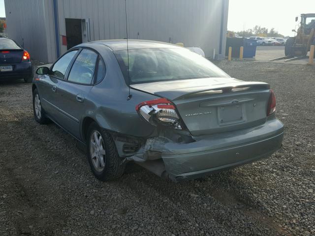 1FAFP56U97A137462 - 2007 FORD TAURUS SEL BLUE photo 3