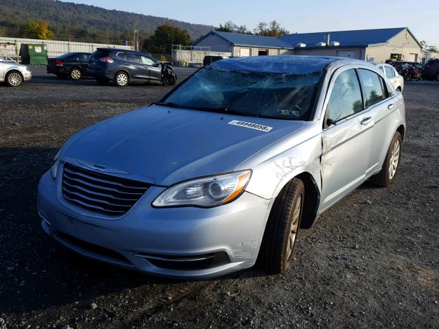 1C3CCBBB9DN609759 - 2013 CHRYSLER 200 TOURIN BLUE photo 2