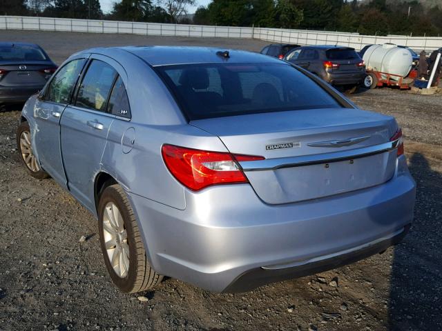 1C3CCBBB9DN609759 - 2013 CHRYSLER 200 TOURIN BLUE photo 3