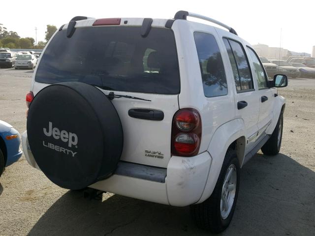 1J4GK58K46W131587 - 2006 JEEP LIBERTY LI WHITE photo 4