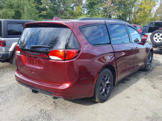 2C4RC1BG9JR362236 - 2018 CHRYSLER PACIFICA T MAROON photo 4