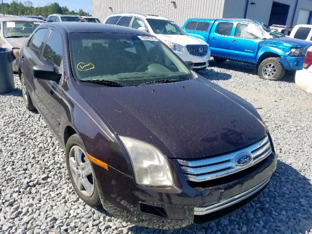 3FAHP06ZX7R145650 - 2007 FORD FUSION S MAROON photo 1