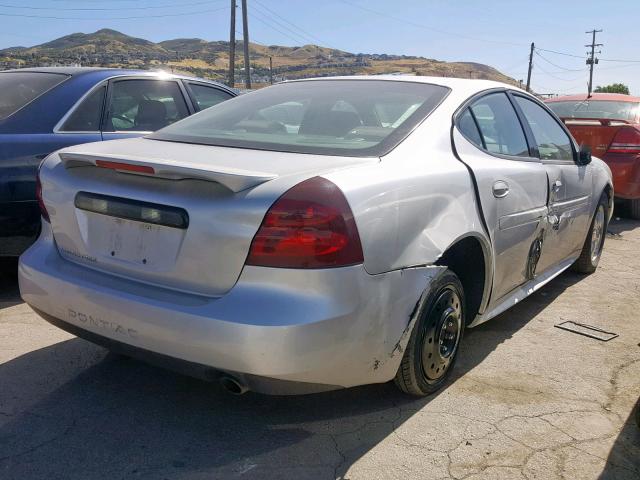 2G2WP522951350373 - 2005 PONTIAC GRAND PRIX SILVER photo 4