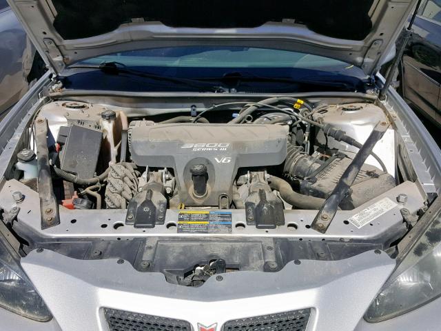2G2WP522951350373 - 2005 PONTIAC GRAND PRIX SILVER photo 7