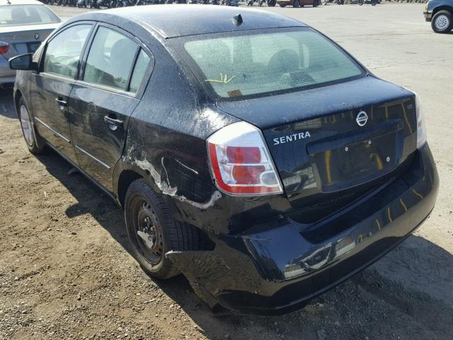 3N1AB61E69L690318 - 2009 NISSAN SENTRA 2.0 BLACK photo 3