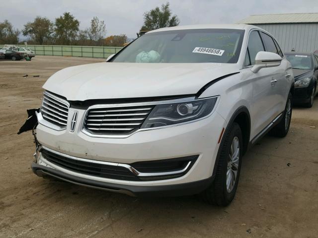 2LMTJ6KR6GBL76171 - 2016 LINCOLN MKX SELECT WHITE photo 2