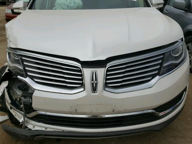 2LMTJ6KR6GBL76171 - 2016 LINCOLN MKX SELECT WHITE photo 7