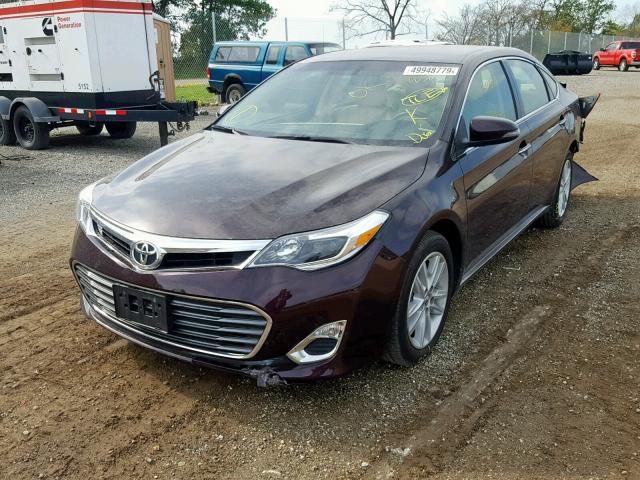 4T1BK1EB1FU160579 - 2015 TOYOTA AVALON XLE BURGUNDY photo 2