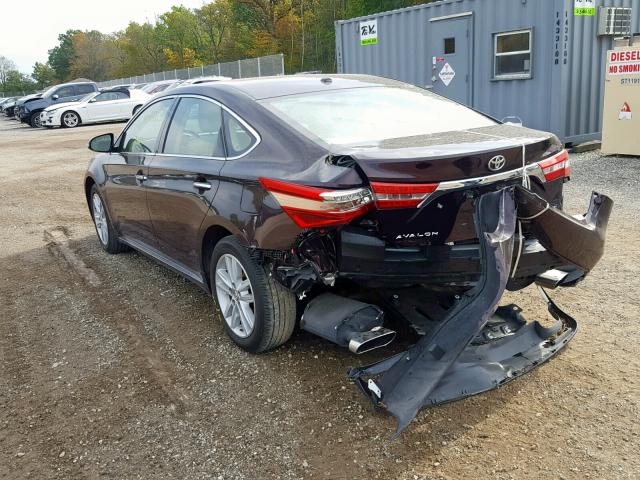 4T1BK1EB1FU160579 - 2015 TOYOTA AVALON XLE BURGUNDY photo 3