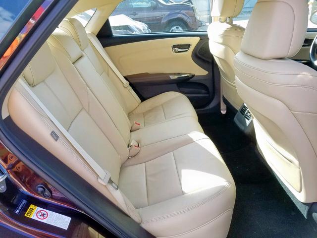 4T1BK1EB1FU160579 - 2015 TOYOTA AVALON XLE BURGUNDY photo 6