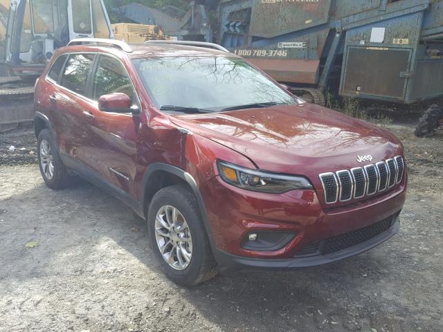 1C4PJMLX7KD249709 - 2019 JEEP CHEROKEE L MAROON photo 1