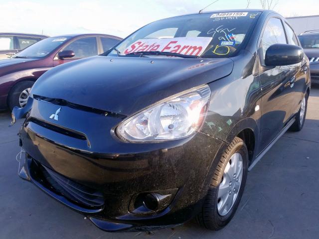 ML32A3HJ0EH011743 - 2014 MITSUBISHI MIRAGE DE BLACK photo 2