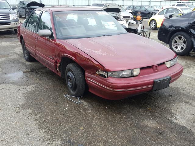1G3WH54T2PD349670 - 1993 OLDSMOBILE CUTLASS SU RED photo 1