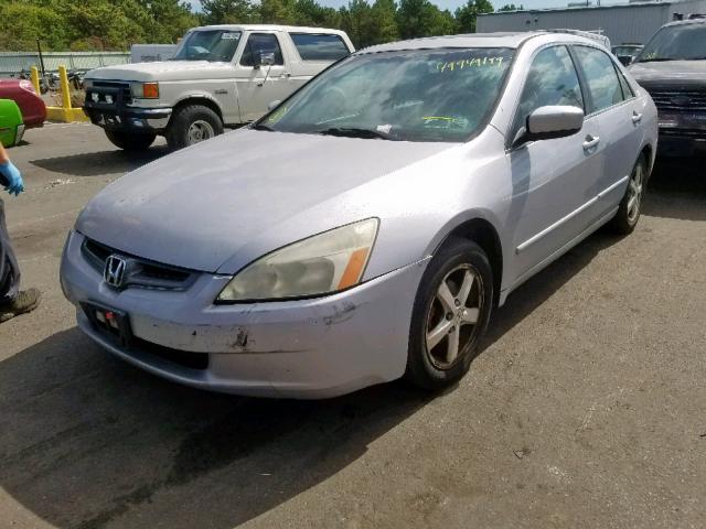 1HGCM56774A113237 - 2004 HONDA ACCORD EX SILVER photo 2