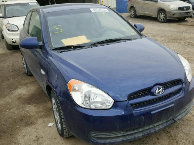 KMHCN35C59U120333 - 2009 HYUNDAI ACCENT SE BLUE photo 1