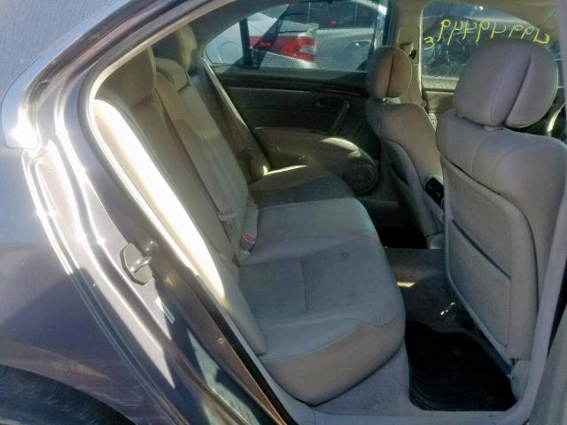 JH4KB16565C008412 - 2005 ACURA RL GRAY photo 6