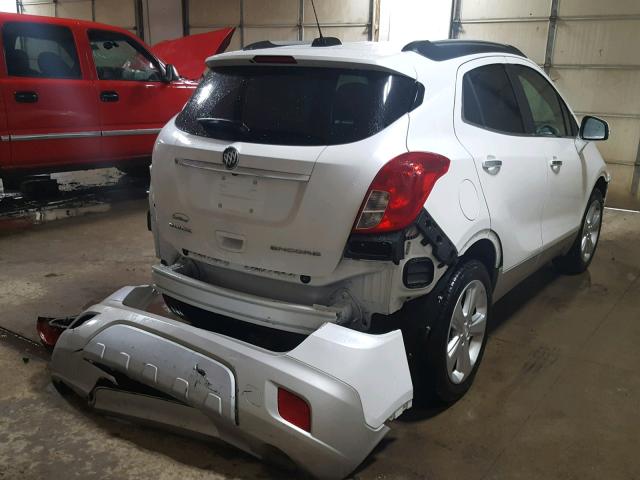 KL4CJASB3GB545763 - 2016 BUICK ENCORE WHITE photo 4