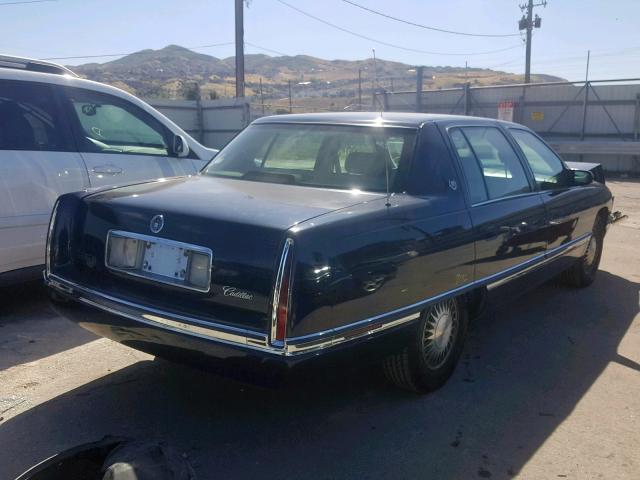 1G6KD52B4SU306948 - 1995 CADILLAC DEVILLE BLUE photo 4