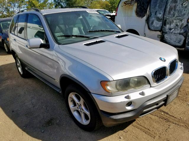 5UXFA53522LP52651 - 2002 BMW X5 3.0I SILVER photo 1