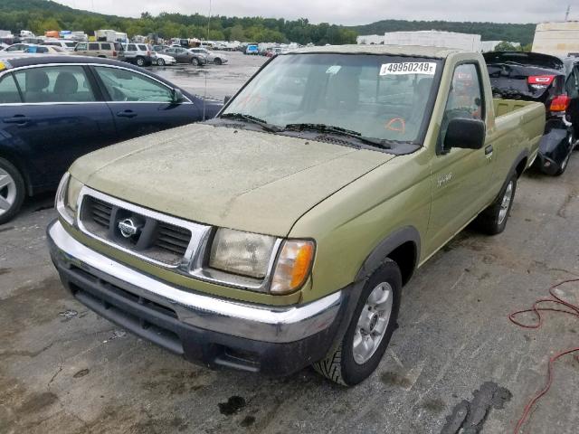 1N6DD21S2WC370033 - 1998 NISSAN FRONTIER X GREEN photo 2