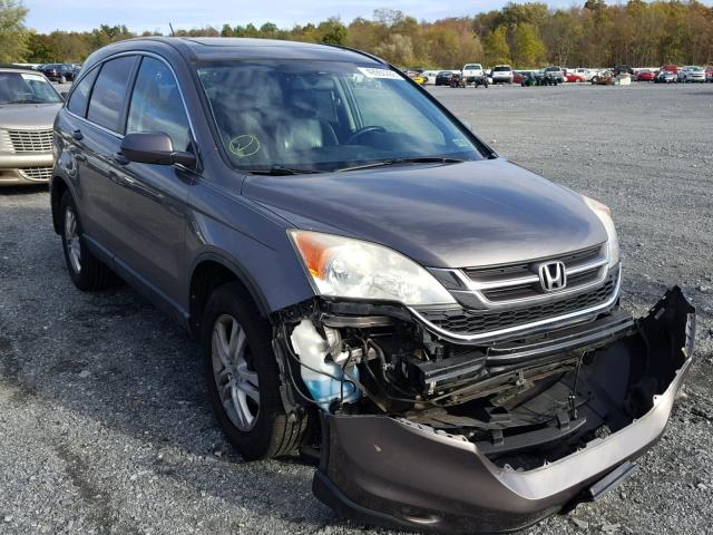 5J6RE4H71AL033942 - 2010 HONDA CR-V EXL GRAY photo 1