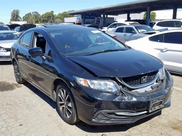 19XFB2F82FE280484 - 2015 HONDA CIVIC EX BLACK photo 1