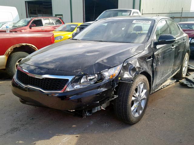 5XXGN4A79DG153662 - 2013 KIA OPTIMA EX BLACK photo 2