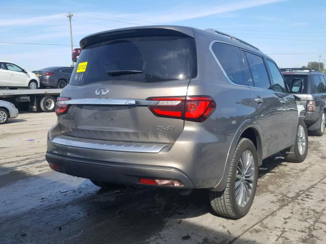 JN8AZ2NC8J9440929 - 2018 INFINITI QX80 BASE GOLD photo 4