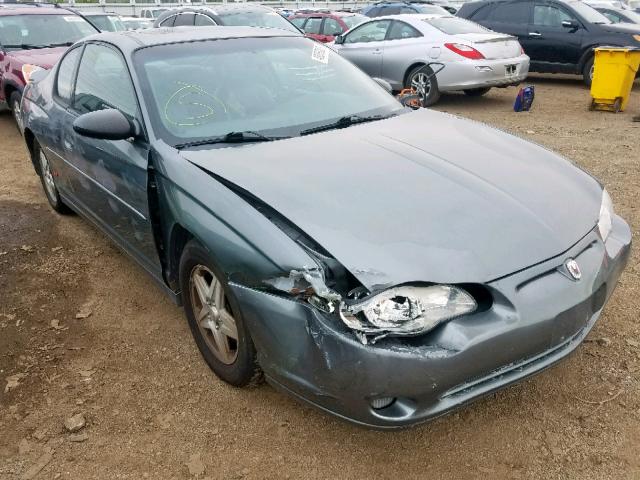 2G1WX12KX49446929 - 2004 CHEVROLET MONTE CARL ნაცრისფერი ფოტო 1